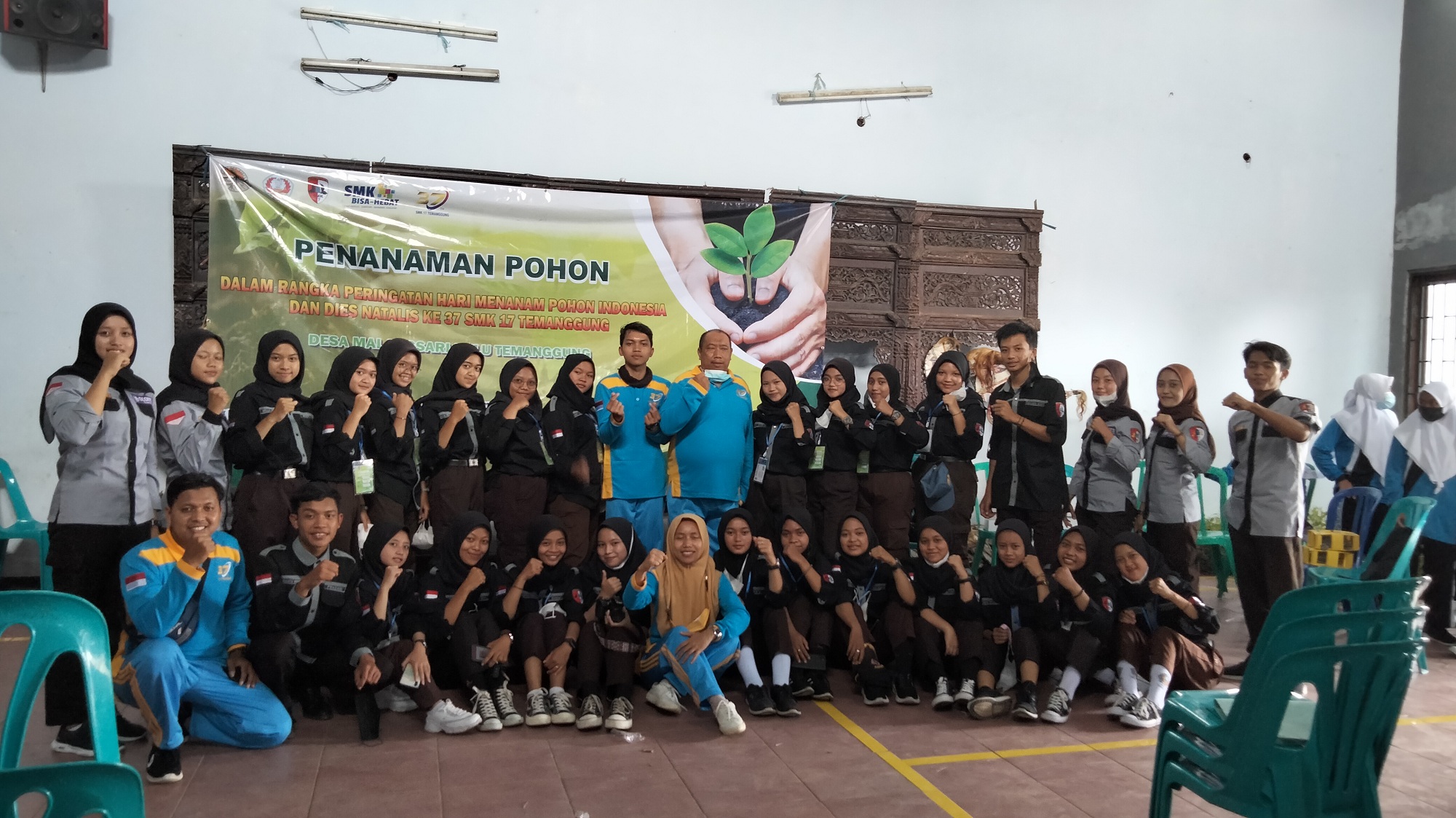 Penanaman Pohon di Desa Malangsari Bulu Temanggung 13 November 2021